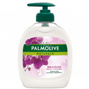 Palmolive Naturals Black Orchid liquid soap with a 300 ml dispenser