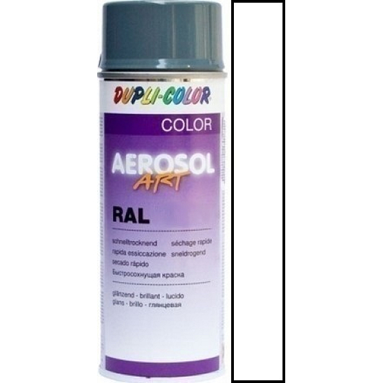 Dupli Color Aerosol Art spray paint Ral 9010 White matt 400 ml