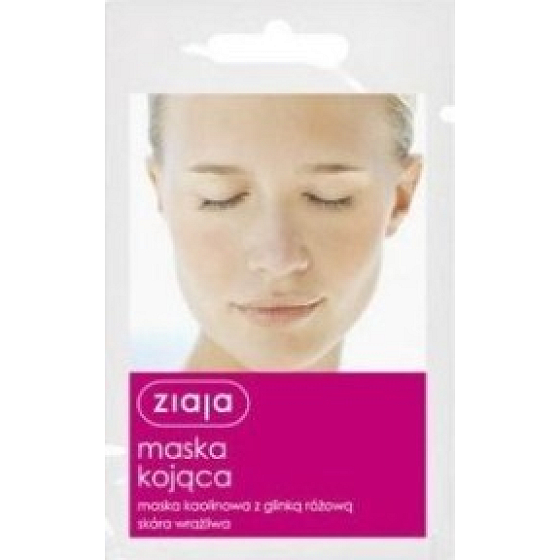 Ziaja Pink clay kaolin face mask sensitive skin 7 ml