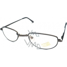 Berkeley Dark prescription reading glasses +2 CB01 1 piece