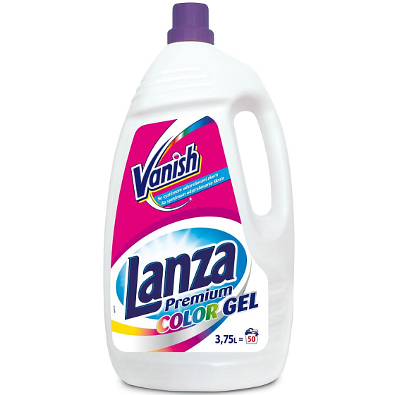Lanza Premium Color Gel liquid detergent for colored laundry with stain removal system 50 doses of 3.75 l