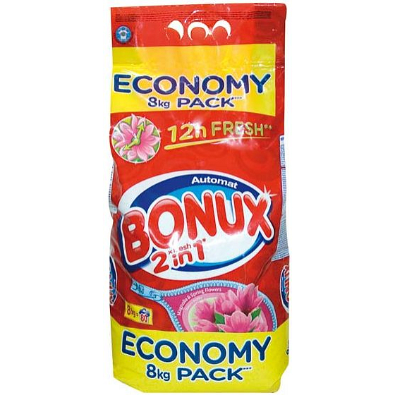 Bonux Magnolia & Spring Flowers 2 in 1 washing powder 80 doses 8 kg
