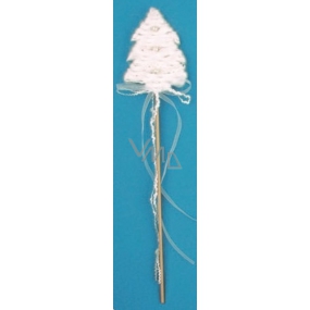 Sapling with a white wool ribbon recess 8 cm