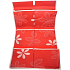 Handkerchief for hanging fabric red 59 x 35 cm 1 piece 674