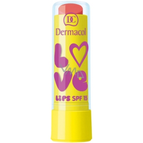 Dermacol Love Lips SPF15 Lip Balm 08 Peach 3.5 ml