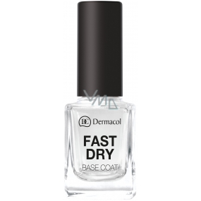 Dermacol Fast Dry Base Coat undercoat for immediate smoothing of the nail surface 11 ml