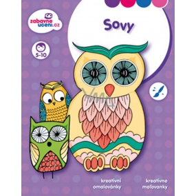 Ditipo Creative coloring book Owls 16 pages A4 215 x 275 mm
