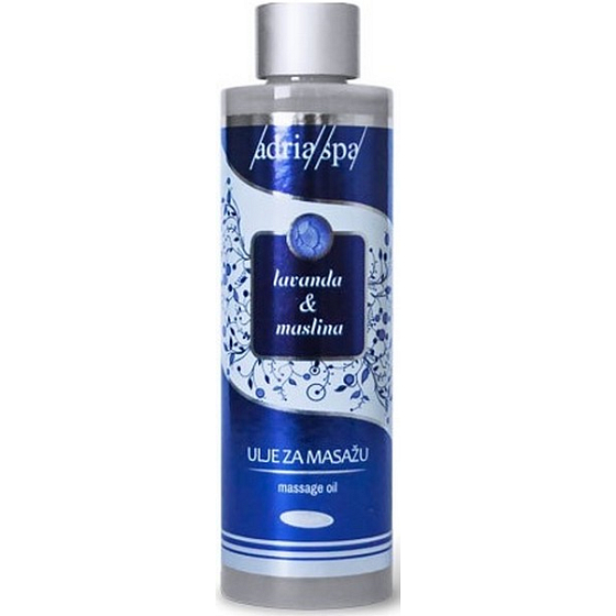 Adria Spa Lavender & Olive nourishing massage oil 200 ml