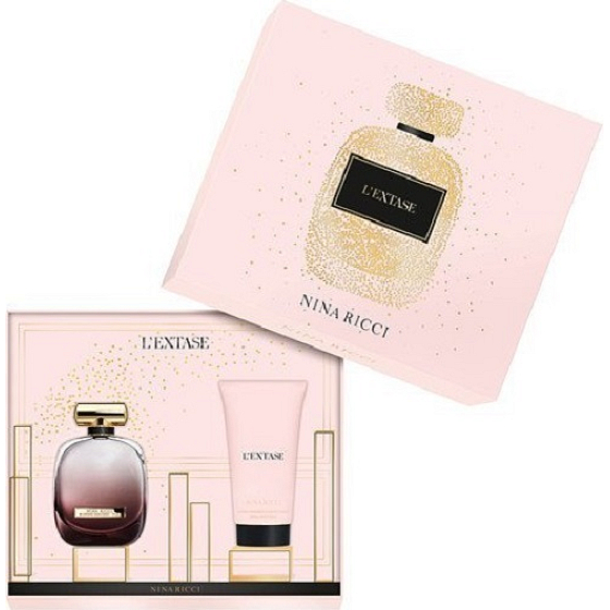 Nina Ricci L Extase perfumed water for women 50 ml + body lotion 75 ml, gift set 2016