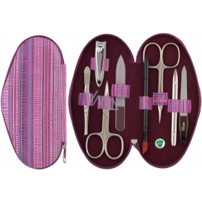 Dup Manicure Gita Leather 8 Piece Pink Pattern 230401-384