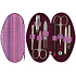 Dup Manicure Gita Leather 8-Piece Pink Pattern 230401-384