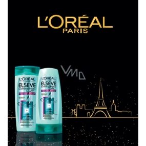Loreal Paris Elseve Extraordinary Clay cleansing shampoo for oily hair 250 ml + cleansing balm for oily hair 200 ml, cosmetic set