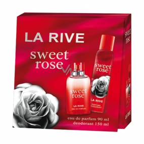 La Rive Sweet Rose perfumed water for women 90 ml + deodorant spray 150 ml, gift set