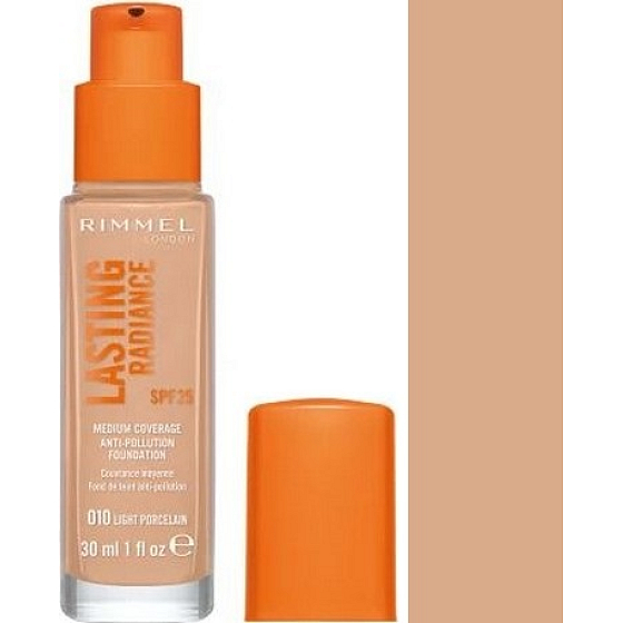 Rimmel London Lasting Radiance Makeup 010 Light Porcelain 30 ml