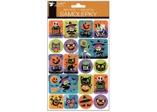 3D Halloween pumpkin stickers 25 x 14 cm