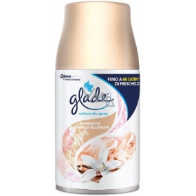 Glade Romantic Vanilla Blossom automatic air freshener with the scent of vanilla, refill spray 269 ml