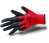 Schuller Eh klar Allstar Crinkle Work Gloves with Latex Coating and Wrinkling, Size XL/10
