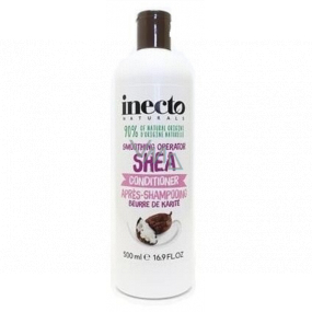 Inecto Shea Shea Butter Conditioner for Shine, Hydration and Nutrition and Regeneration for Damaged and Dry Hair 500 ml