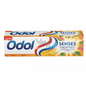 Odol Senses Energizing Grapefruit, Lemon & Mint Toothpaste 75 ml