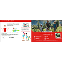 Parakito Repellent mosquito bracelet Sport orange natural, refillable, waterproof, protection 24h / day - 15 days for refill + two refills