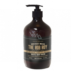 Scottish Fine Soaps The Rob Roy Whiskey hand and body cleansing gel for men dispenser 500 ml