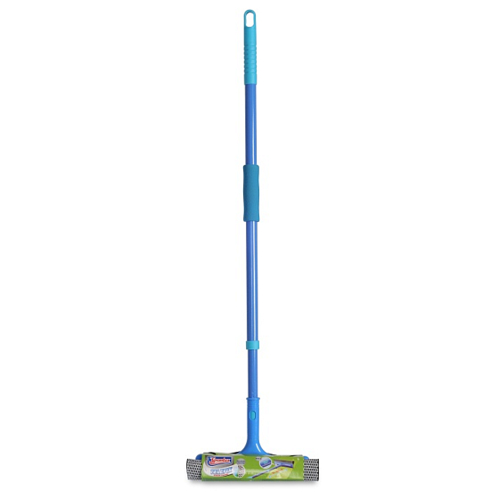 Spontex Telefix 2-in-1 Window Squeegee with 120 cm Telescopic Handle