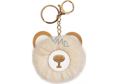 Albi Hairy keychain Bear 8 cm