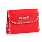 Diva & Nice Cosmetic handbag Thin Felt No.2 red 12 x 18 cm
