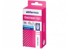 Abfarmis Pregnancy test highly accurate with extra sensitivity 10mlU / ml for early detection of pregnancy strip 2 pieces