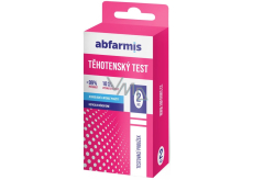 Abfarmis Pregnancy test highly accurate with extra sensitivity 10mlU / ml for early detection of pregnancy strip 2 pieces