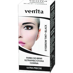 Venita Eyebrow Tint Henna Eyebrow Color Black 15 g