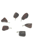 Obsidian Moka Troml pendant natural stone, 2,2-3 cm, 1 piece, stone of salvation