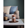 WoodWick Cashmere scented candle with wooden wick and lid glass large 609 g