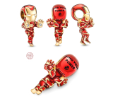 Charm Sterling silver 925 Marvel The Avengers, Iron Man, bracelet bead