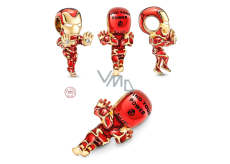 Charm Sterling silver 925 Marvel The Avengers, Iron Man, bracelet bead