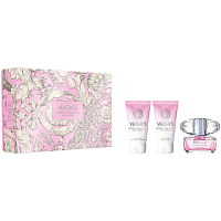 Versace Bright Crystal Eau de Toilette 50 ml + Body Lotion 50 ml + Shower Gel 50 ml, gift set for women