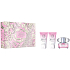 Versace Bright Crystal Eau de Toilette 50 ml + Body Lotion 50 ml + Shower Gel 50 ml, gift set for women