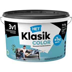 Het Klasik Color paint, 0477 Caribbean Blue, 7+1 kg