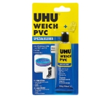 Uhu Weich PVC Glue for repairs and gluing of softened plastics with a patch of 30 g