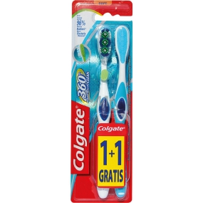 Colgate 360 ° Whole Mouth Clean Soft soft toothbrush 1 + 1 piece