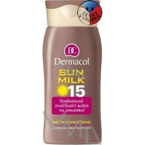 Dermacol Sun Milk SPF15 water-resistant emollient lotion 200 ml