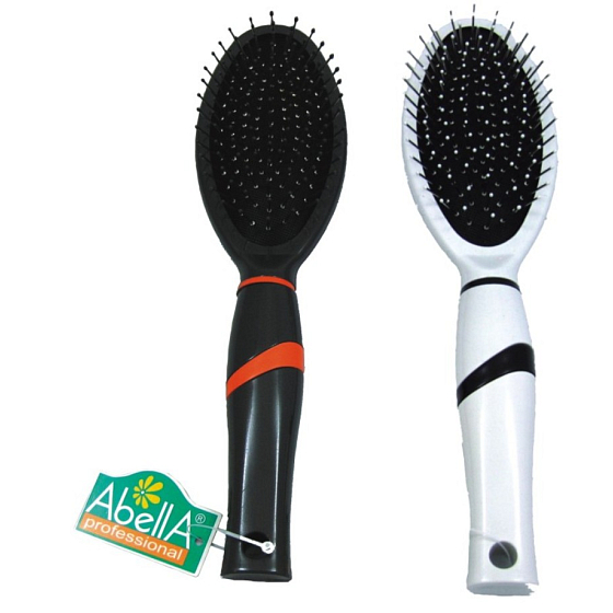 Abella hair brush oval metallic different colors 1 piece PR44