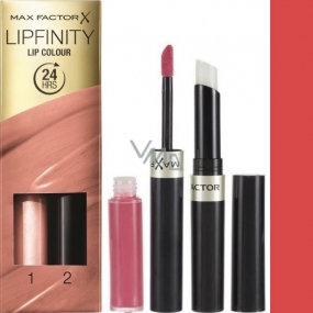 Max Factor Lipfinity Lip Color Lipstick & Gloss 142 Evermore Radiant 2.3 ml and 1.9 g