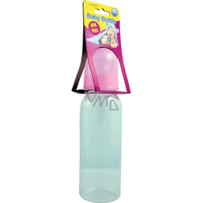 Pretty Cherubs Bpa Free baby bottle with silicone pacifier of different colors 250 ml