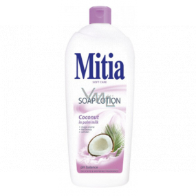 Mitia Coconut in Palm milk cream liquid soap refill 1 l