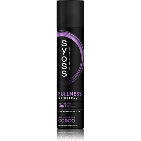 Syoss Full Hair 5, hair spray for volume and fullness of hairstyle, fixation 4, 300 ml