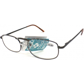 Berkeley Reading glasses + 3.50 brown metal CB02 1 piece MC2005