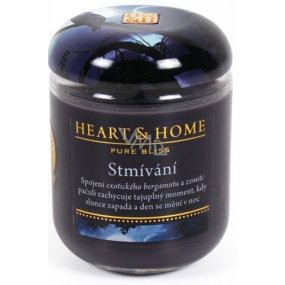 Heart & Home Twilight Soy scented candle large burns up to 70 hours 310 g