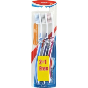 Aquafresh Flex Medium medium toothbrush 3 pieces