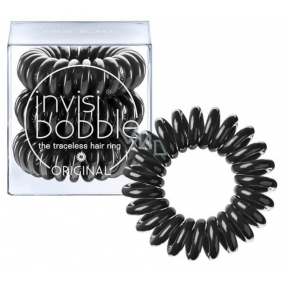 Invisibobble Original True Black Hair band black spiral 3 pieces